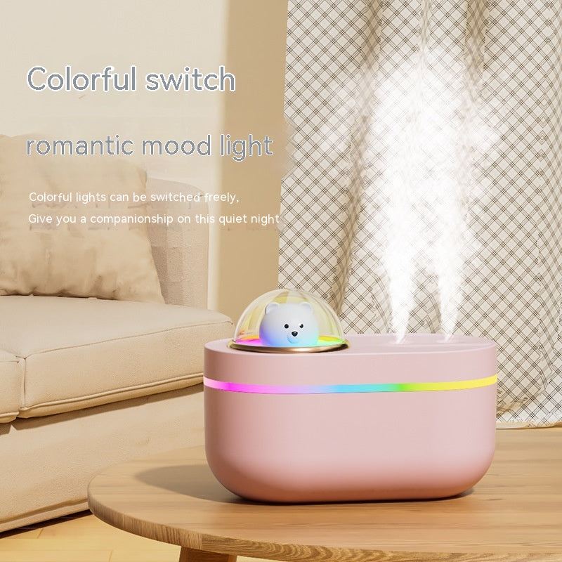 Cute Pet Space Bear Mini Aroma Night Light Vehicle-mounted Home Use