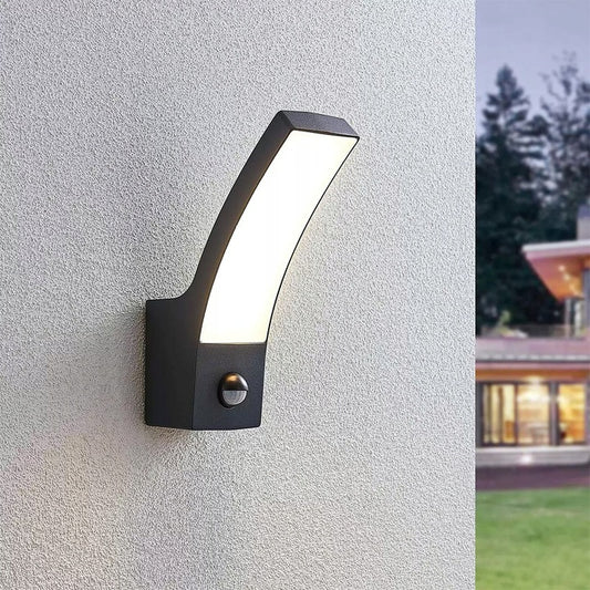 LED Outdoor Wall Lamp With Induction