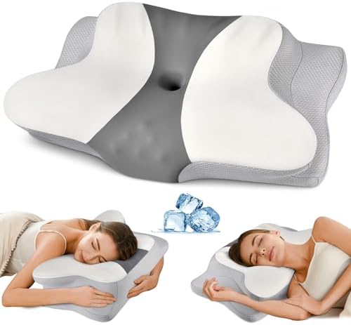 Ergonomic Cervical Neck Pillow  Memory Foam