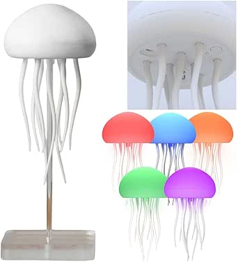 Rechargeable RGB Jellyfish Table Lamp
