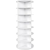 SpaceAid 7 Tier Rotating Shoe Rack (360° Carousel)
