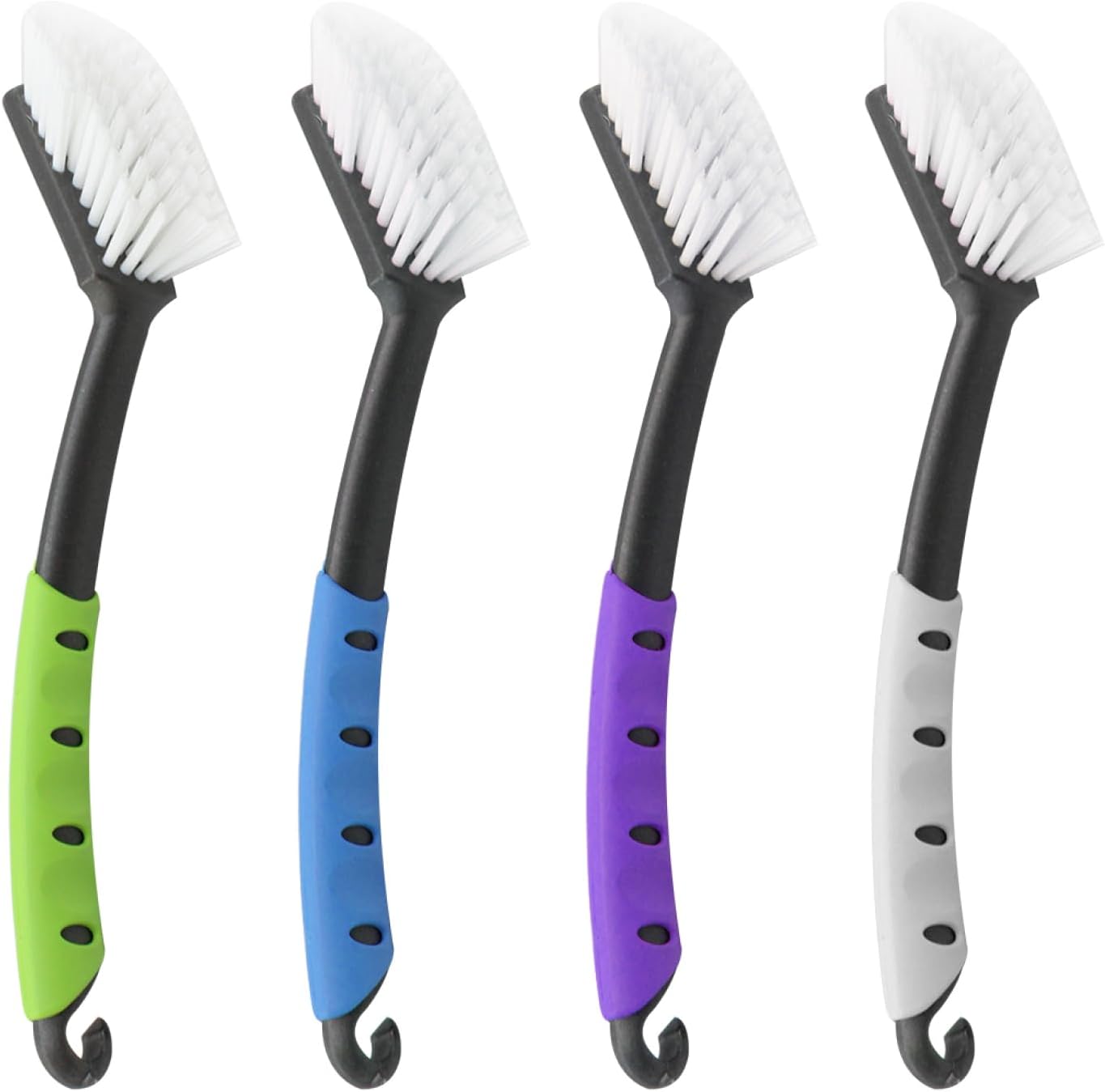 COM-FOUR Dishwasher Brush Set (4-Pack)