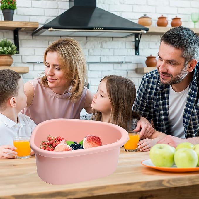 HENGI Fruit & Vegetable Washer Spinner (Pink)